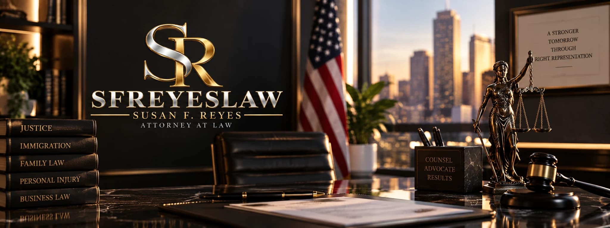 Banner för Susan F. Reyes, Attorney at Law